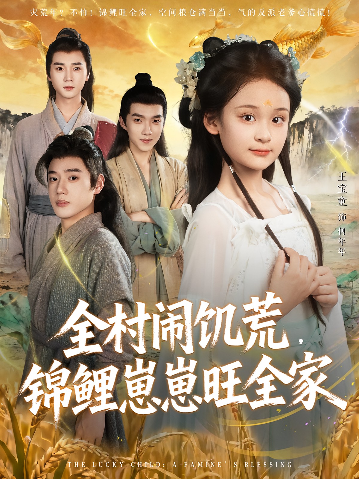 全村鬧饑荒，錦鯉崽崽旺全家(全集)